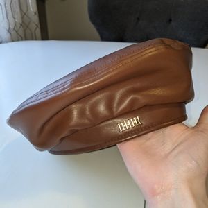 Dior leather beret
